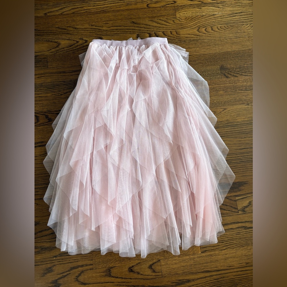Elegant Pink Tulle Skirt